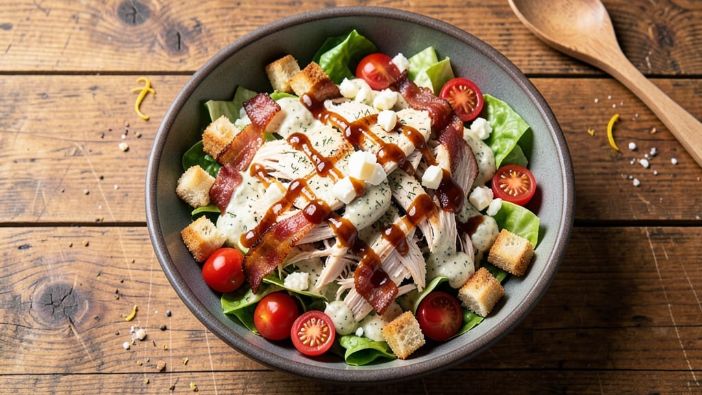 Barbeque Ranch Chicken Salad Cheesecake Factory Recipe: Cheesecake Factory's Crunchy, Creamy Layered Magic