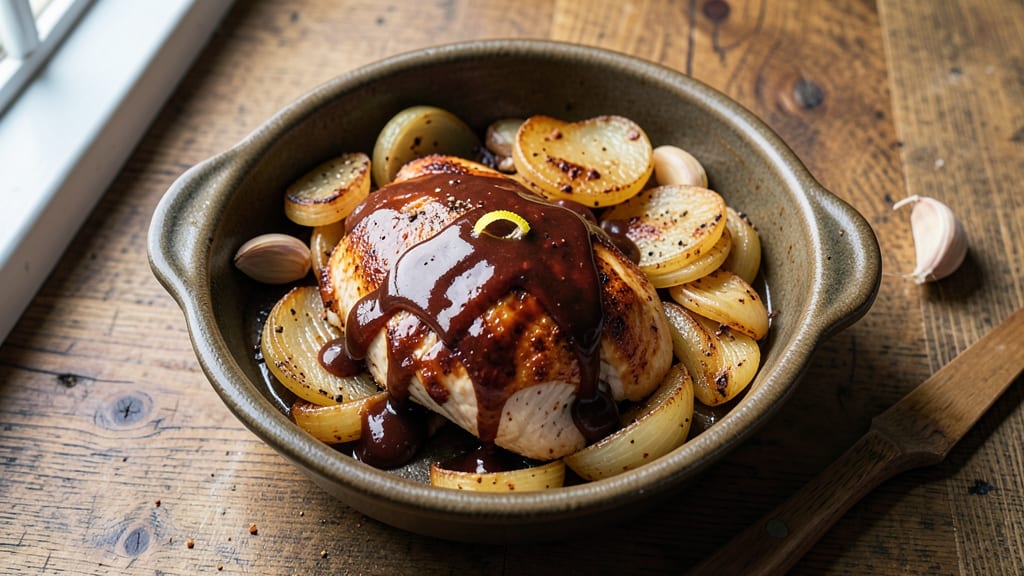 Baked Chicken Breast With Barbecue Sauce Recipe: Smoky-Sweet Glaze That Locks in Juiciness