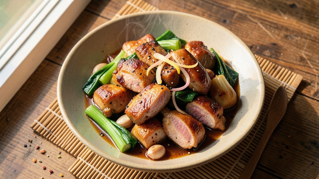 Authentic Chinese Chicken Stir Fry Recipe: Velvety Wok Sauce and Crunchy Bok Choy