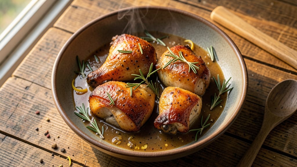 Baked Chicken Thighs With Gravy Recipe: One-Pan Crispy Skin and Rich Pan Sauce