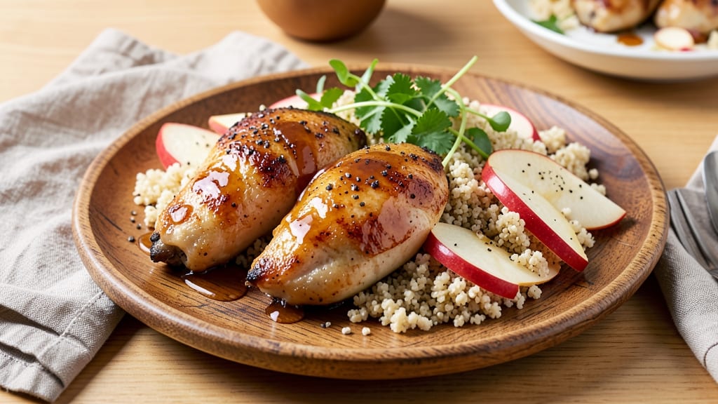Applebee's Chicken Apple Quinoa Recipe: Sweet-Tart Glaze with Crispy Edges