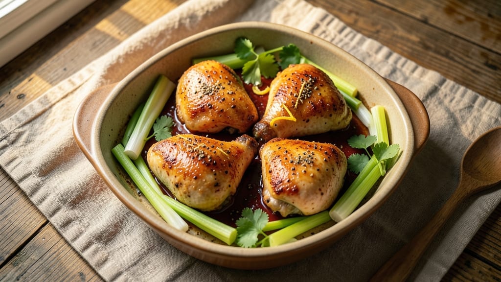 Baked Buffalo Chicken Legs Recipe: Crispy Celery-Spiced Crunch With Juicy Centers