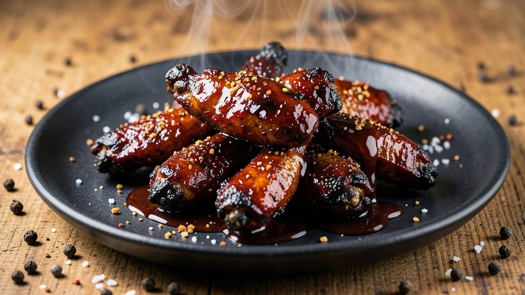 Baked Chicken Wings Black Recipe: Smoky Charcoal Crunch Without the Grill