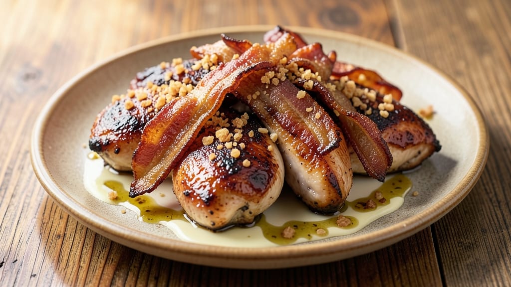Bacon Brown Sugar Garlic Chicken Recipe: Sweet-Savory Glaze That Caramelizes to Sticky Bliss