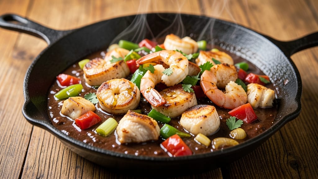 Andouille Sausage, Chicken, and Shrimp Gumbo Recipe: Smoky Roux Magic in One Pot