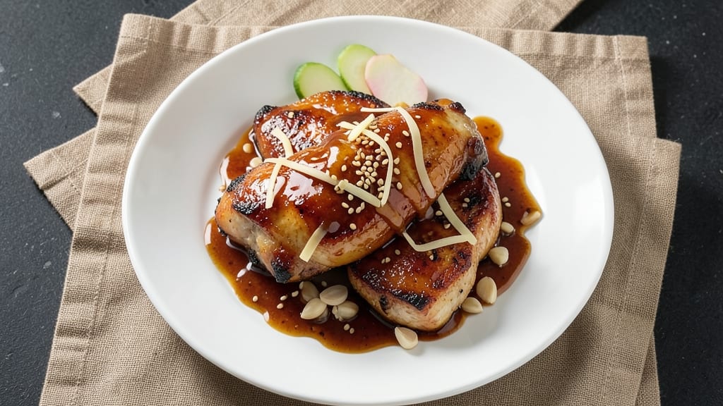 Baked Teriyaki Chicken Recipe with Teriyaki Sauce: Glossy Glaze and Caramelized Edges in One Bake