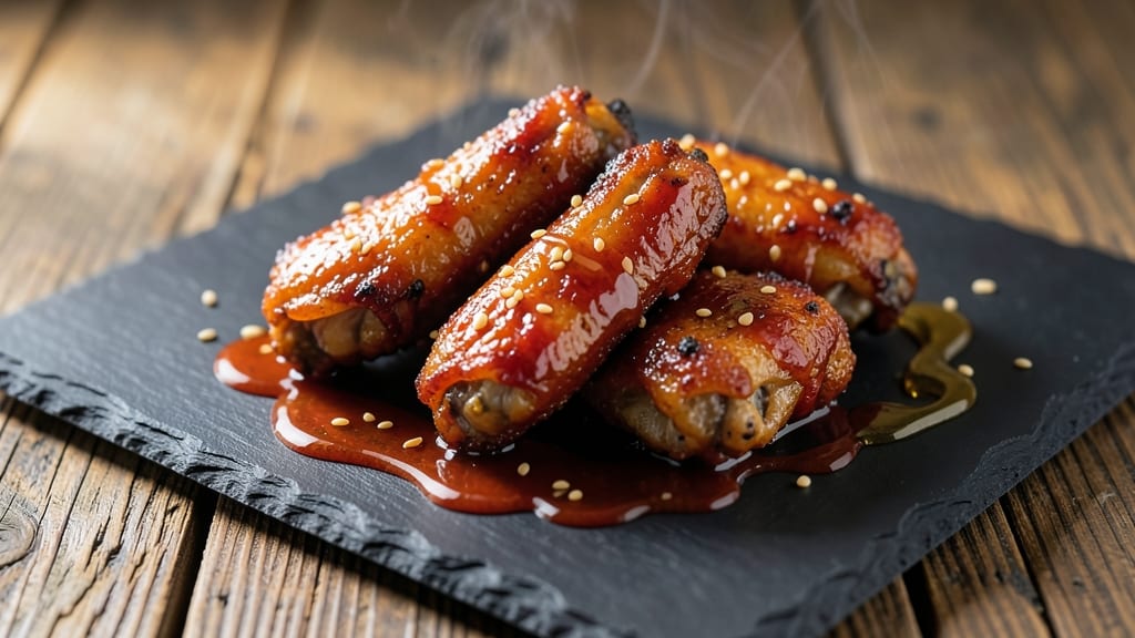 Baked Korean BBQ Chicken Wings Recipe: Glossy Gochujang Glaze With Crispy Edges