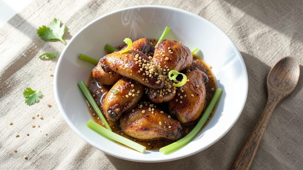 Baked Bang Bang Chicken Recipe: Crispy Celery-Topped Comfort in 30 Minutes