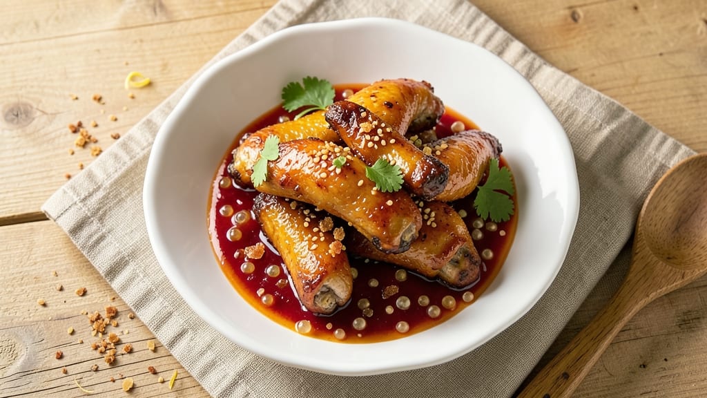 Baked Sweet and Sour Chicken Wings Recipe: Honey-Chili Glaze That Caramelizes to Sticky Crunch
