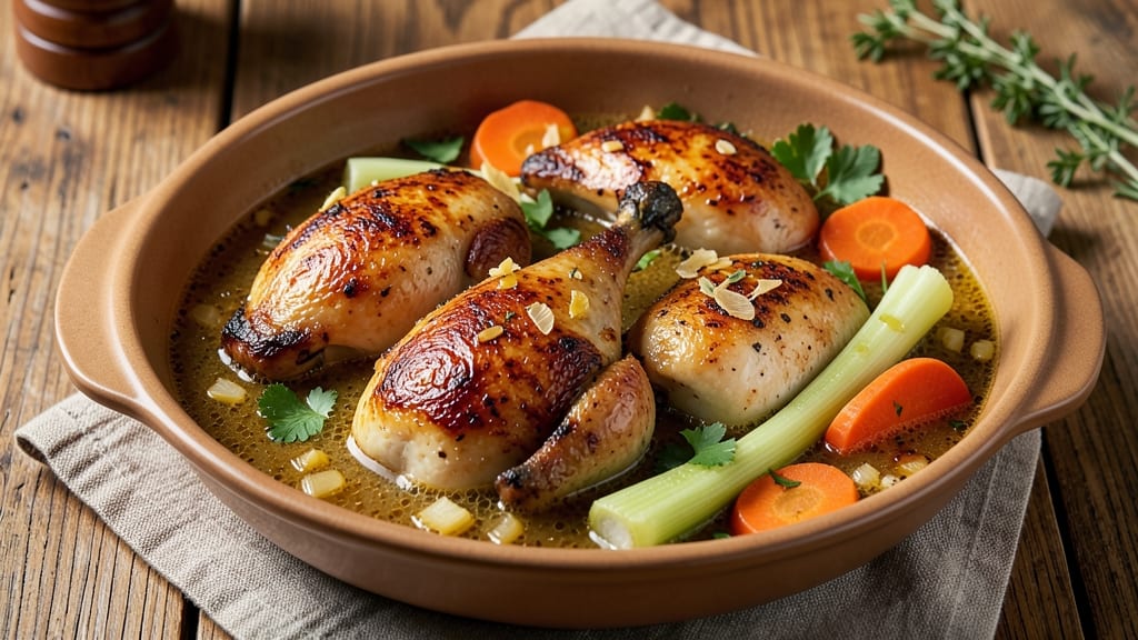 Baked Chicken in Broth Recipe: Flavor-Infused Tender Bites from Stovetop to Oven