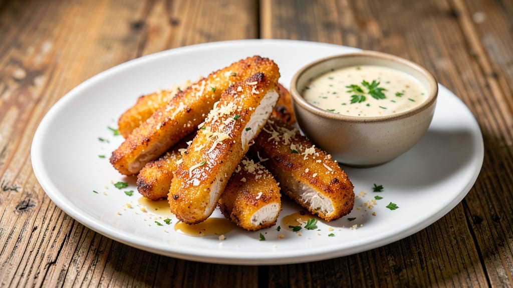 Air Fried Chicken Fingers Recipe: Crispy Parmesan Crunch Without Deep Frying