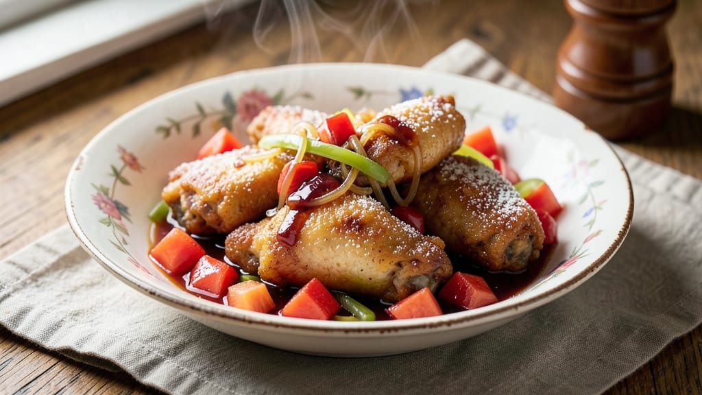 Authentic Sweet and Sour Chicken Recipe: Wok-Tossed Crispy Bites with Tangy Glaze