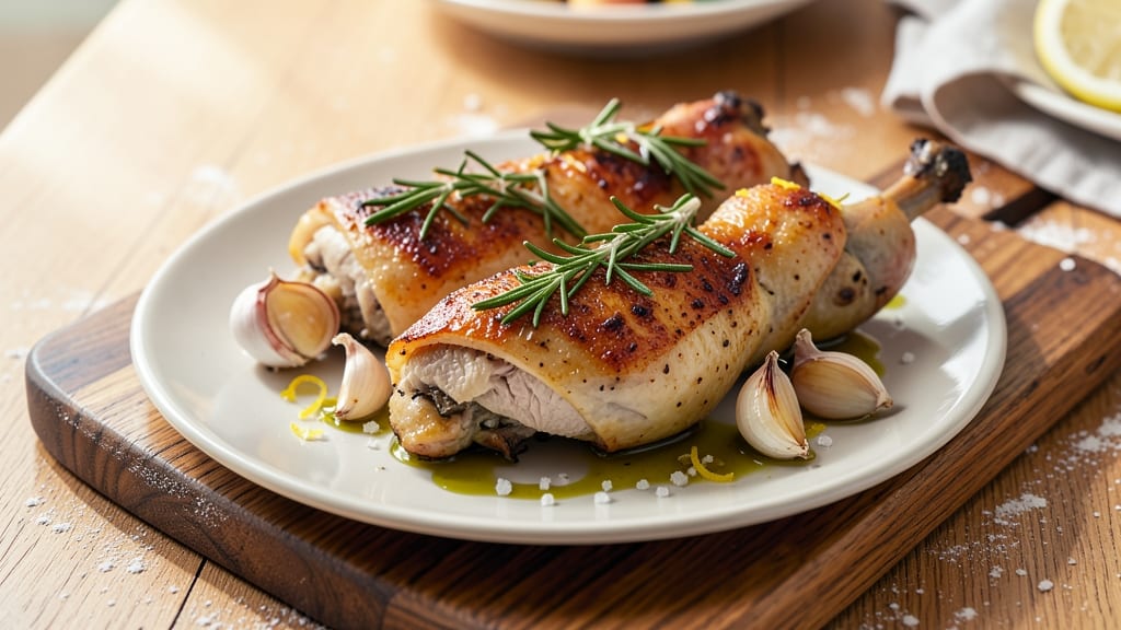 Baked Rosemary Chicken Leg Quarters Recipe: Fragrant Herb Skin That Shatters With Every Bite
