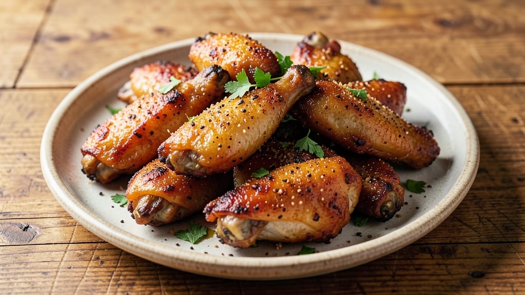 Baked Chicken Wings Black Folks Recipe: Celery-Salt Crunch With Juicy Centers