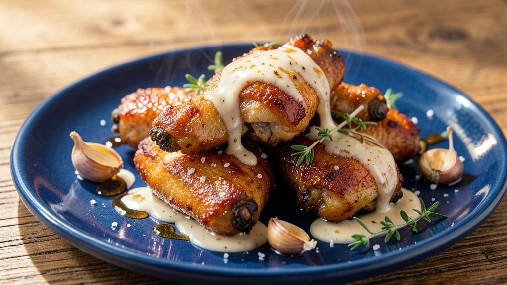 Baked Chicken Wings Recipe with Cream of Chicken: Ultra-Creamy Dipping Sauce Magic