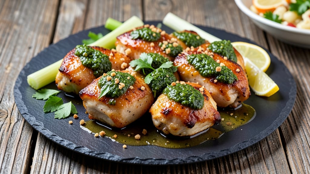 Baked Chicken Lollipops Recipe: Celery Herb Crust Meets Juicy Cores