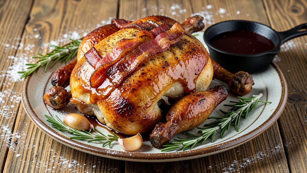 Baked BBQ Whole Chicken Recipe: Smoky Glaze That Caramelizes to Crispy Skin
