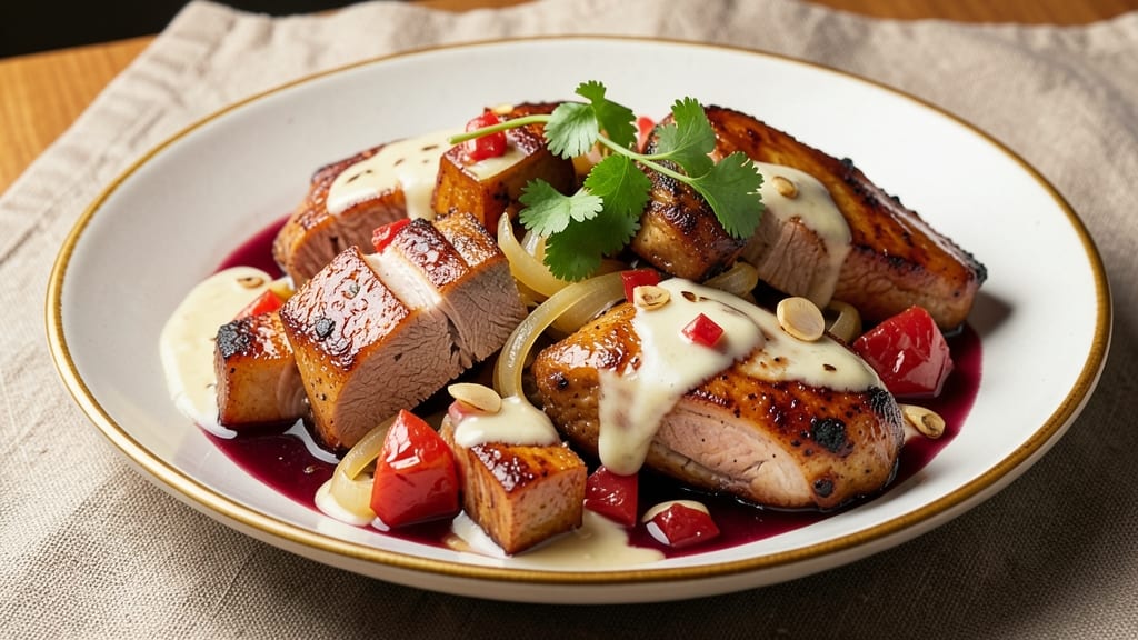 Afritada Chicken and Pork Recipe: One-Pan Tomato-Coconut Simmer