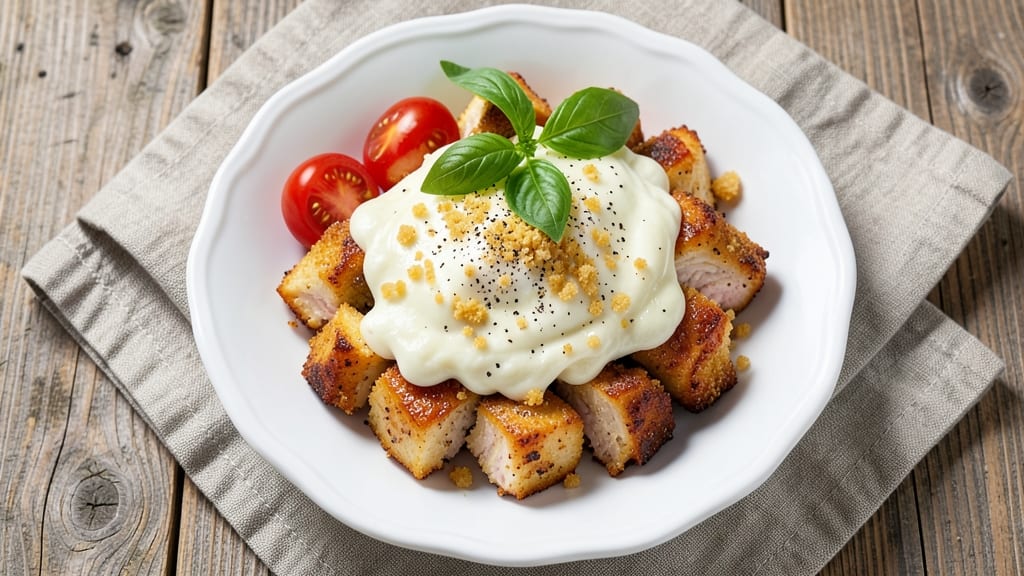 Baked Chicken Cubes Recipe: Crispy Parmesan-Crusted Bites in One Pan