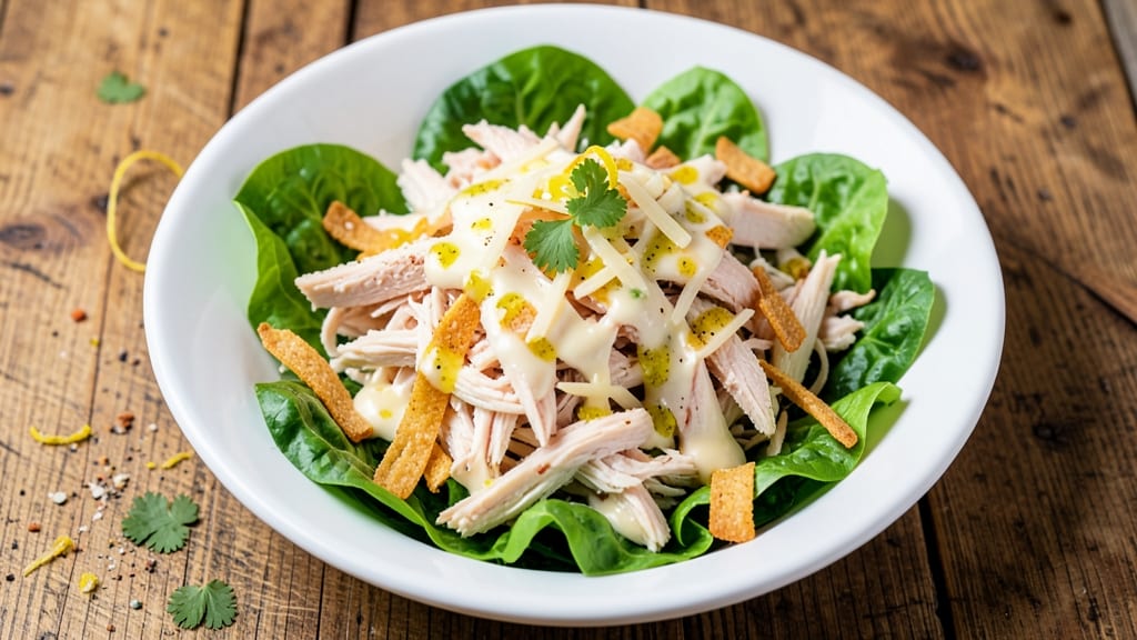 Applebee's Fiesta Chicken Salad Recipe: Crunchy Tortilla Crust with Zesty Lime Dressing
