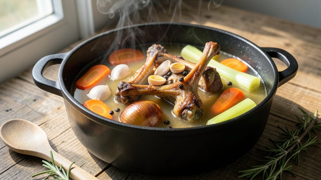 Basic Chicken Broth Recipe: Homemade Richness From Pantry Staples