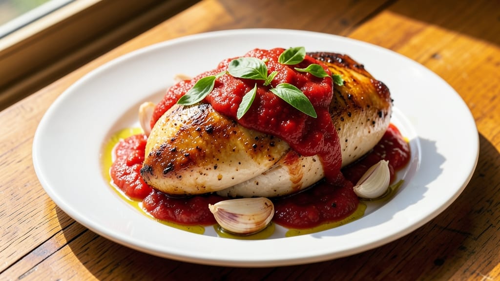 Baked Margherita Chicken Recipe: Tomato Basil Crust Meets Juicy Centers