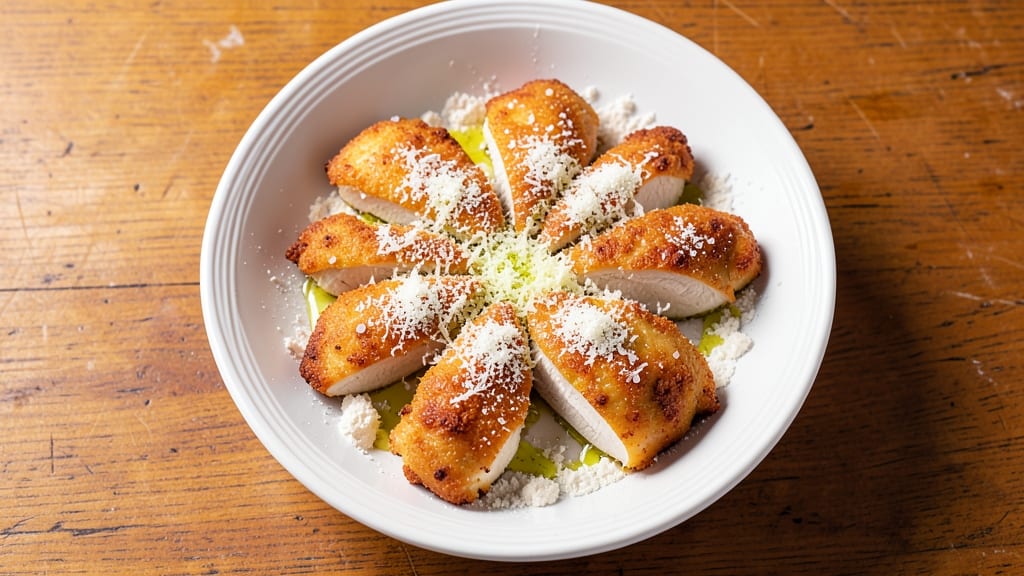 Boston Chicken Recipe: Celery Crown Crunch Over Ultra-Moist Vanilla Shake Layers