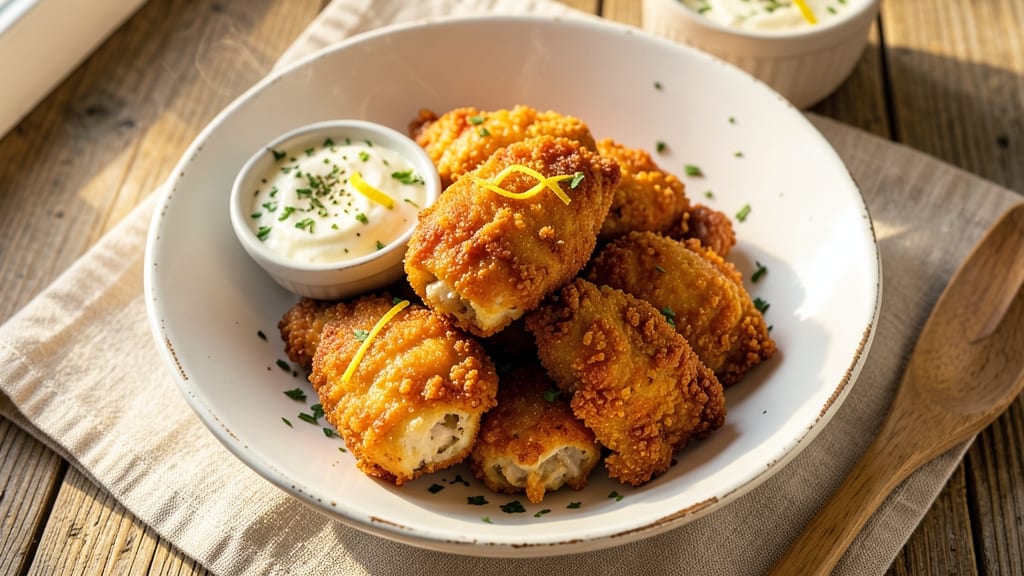 Air Fry Chicken Batter Recipe: Crispy Celery Herb Crunch in 15 Minutes