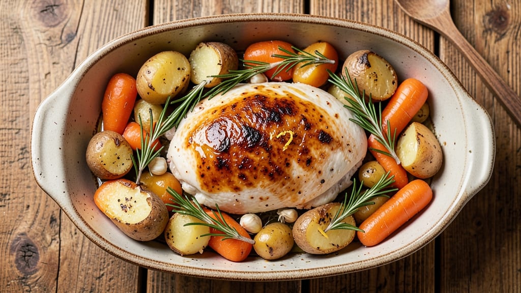 Baked Chicken Breast With Potatoes And Carrots Recipe: One-Pan Roast With Caramelized Roots