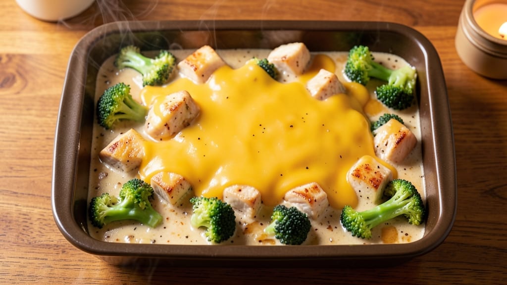 Campbell's Chicken and Broccoli Bake Recipe: Cheesy Crisp-Topped Comfort in One Pan