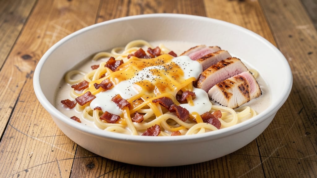 Campbell's Cream of Chicken and Noodles Recipe: Crispy Celery Crown Over Creamy, Dreamy Layers