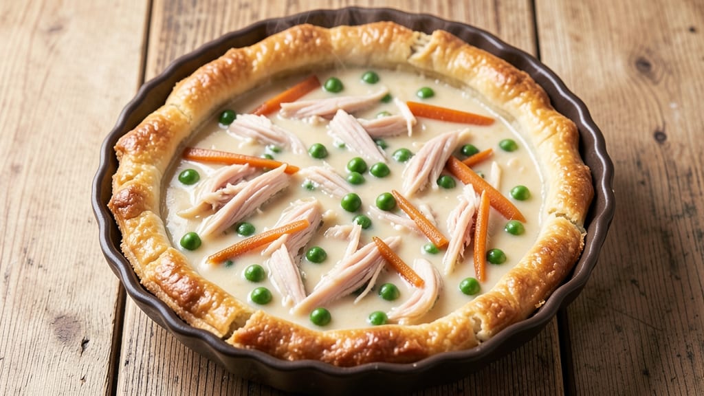 Campbell's Cream Of Chicken Chicken Pot Pie Recipe: Flaky Crust and Comforting Filling