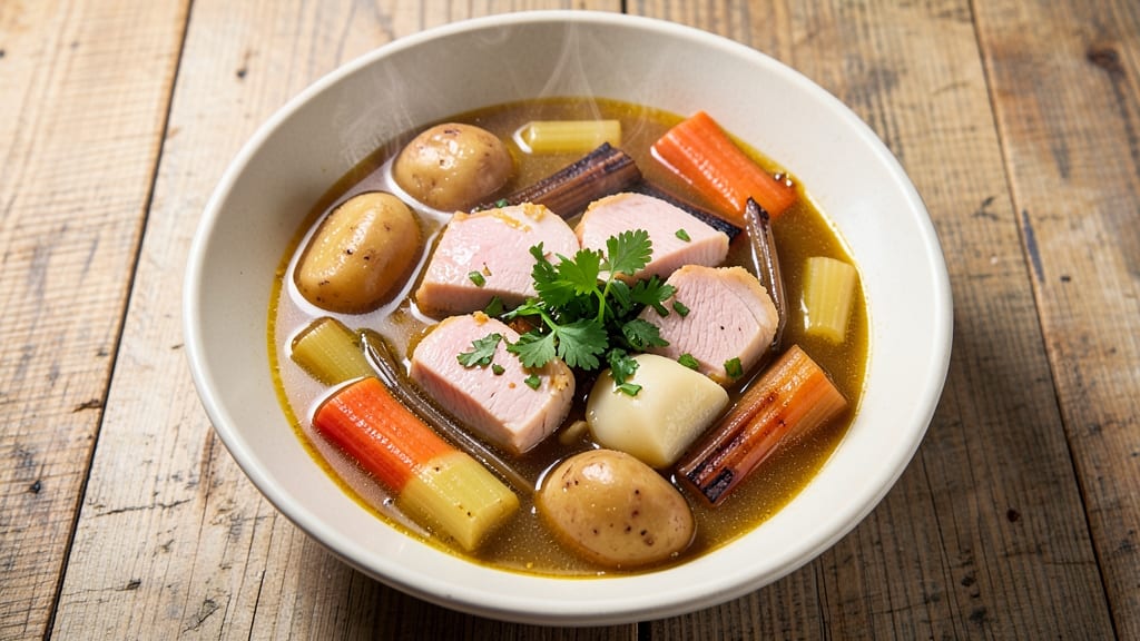 Carrabba's Copycat Chicken Soup Recipe: Celery Crown Crunch Over Hearty Broth