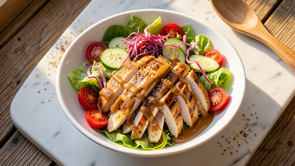 Applebee's Grilled Oriental Chicken Salad Recipe: Crispy Sesame-Crusted Bites With Tangy Peanut Dressing