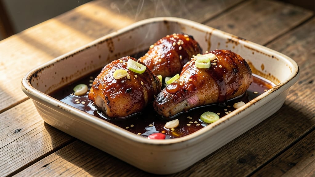 Baked Hoisin Chicken Thighs Recipe: Glossy Umami Crust With Silky Interiors