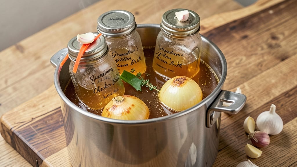 Chicken Broth Canning Recipe: Pressure-Cooked Richness for Pantry Staples