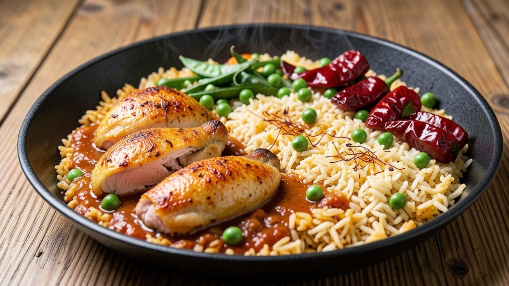 Chicken Paella Recipe: Saffron-Infused Rice with Juicy Chicken and Crispy Saffron