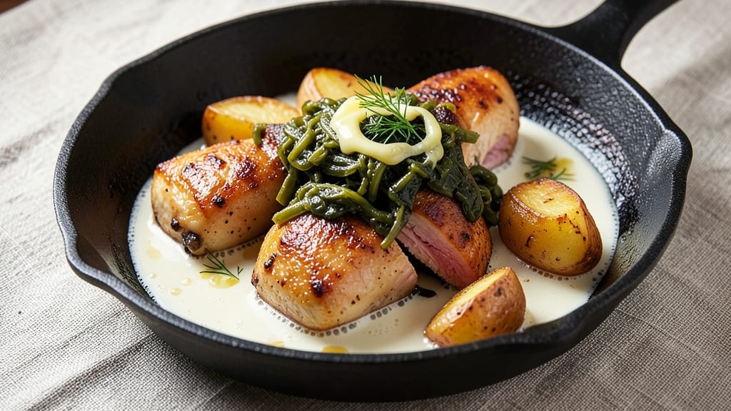 Chicken Sauerkraut Potatoes Recipe: Savory German-Style One-Pan Feast