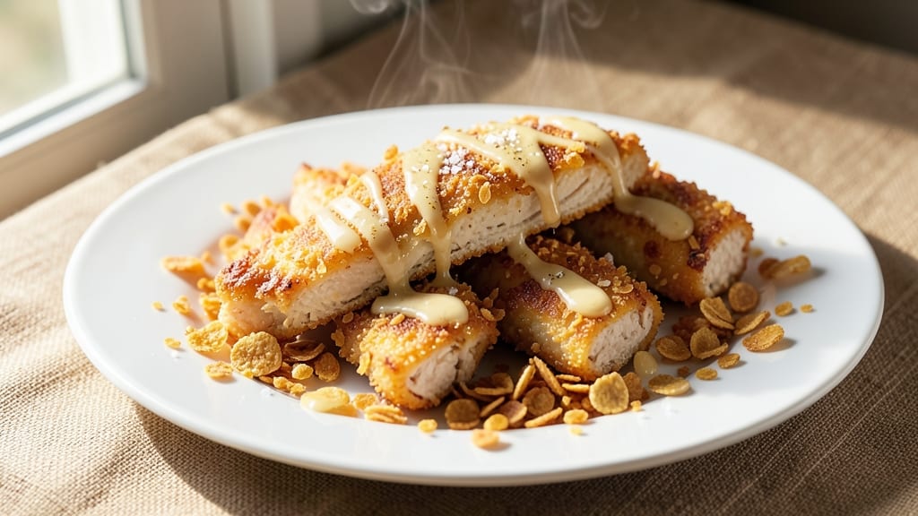 Chicken Strips With Corn Flakes Recipe: Crispy, Crunchy Coating That Stands Up