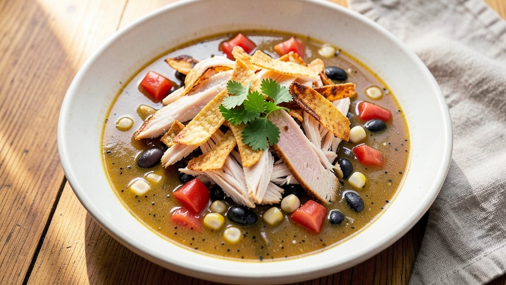 Chili's Chicken Tortilla Soup Copycat Recipe: Crispy Tortilla Strips and Smoky Tomato Base