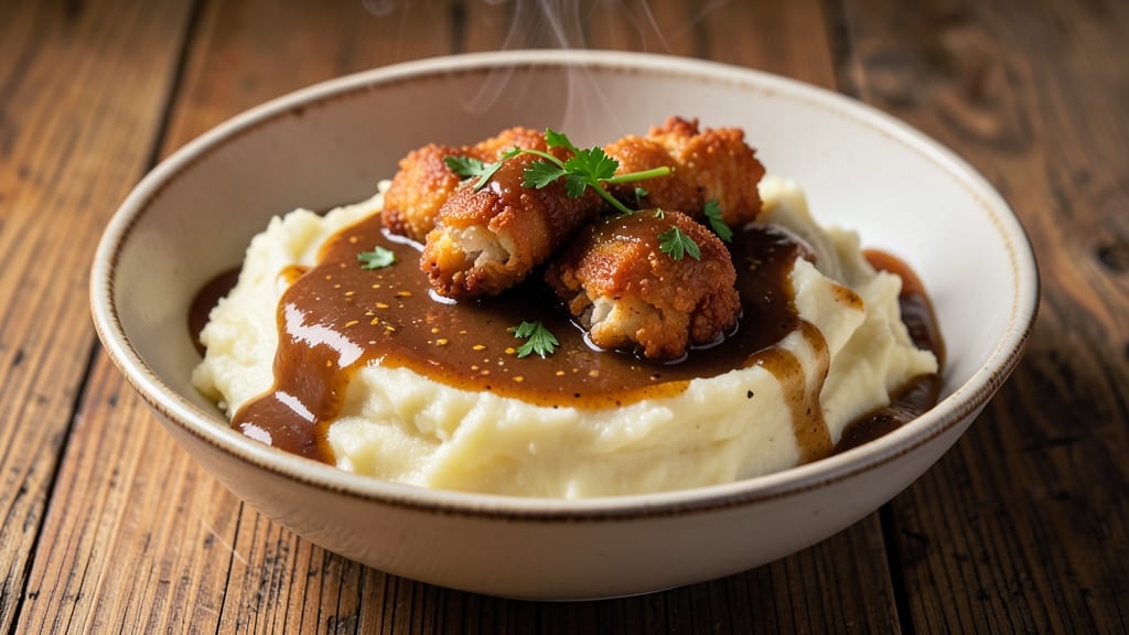 Church's Chicken Mashed Potatoes and Gravy Recipe: Velvety Gravy That Clings to Every Bite