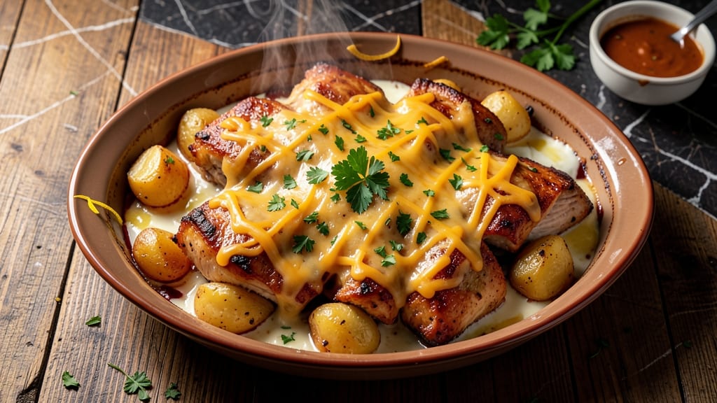 Baked Potato and Chicken Casserole Recipe: Fluffy Layers of Creamy Mashed and Juicy Chicken