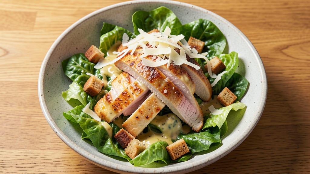 Authentic Chicken Caesar Salad Recipe: Crispy Croutons and Creamy Parmesan Magic