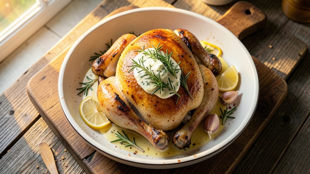 Alton Brown's Whole Roast Chicken Recipe: Brine-Infused Crisp Skin and Juicy Core