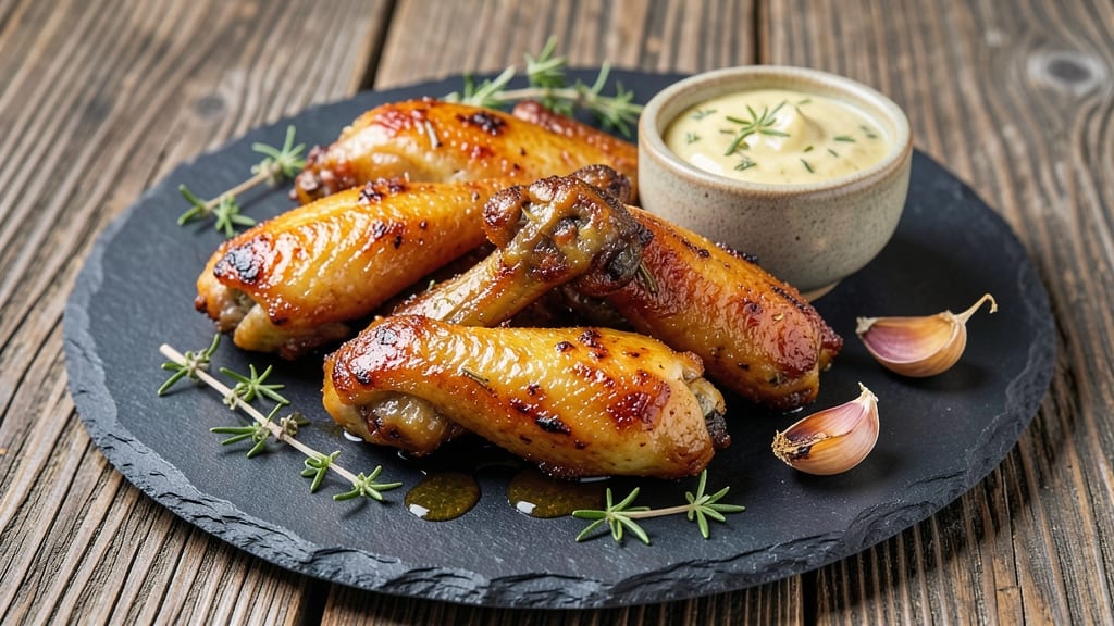 Baked Garlic Chicken Wings Recipe: Crispy, Fragrant Skin with Garlicky Depth