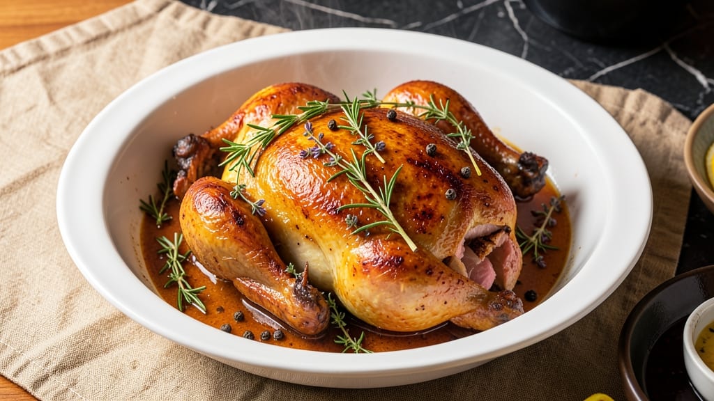 America's Test Kitchen Roast Chicken Recipe: Golden Crisp Skin From Brine Science
