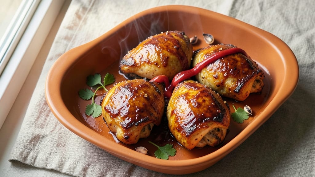Baked BBQ Boneless Chicken Thighs Recipe: Sticky-Sweet Glaze That Locks in Juice