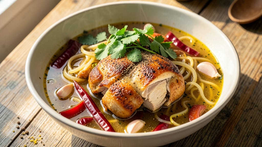 Authentic Cuban Chicken Soup Recipe: Bold Cilantro-Lime Flavor in One Pot