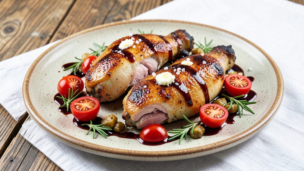 Balsamic Chicken Thighs With Burst Tomatoes Recipe: Sweet Cherry Tomatoes Popping in Rich Balsamic Glaze