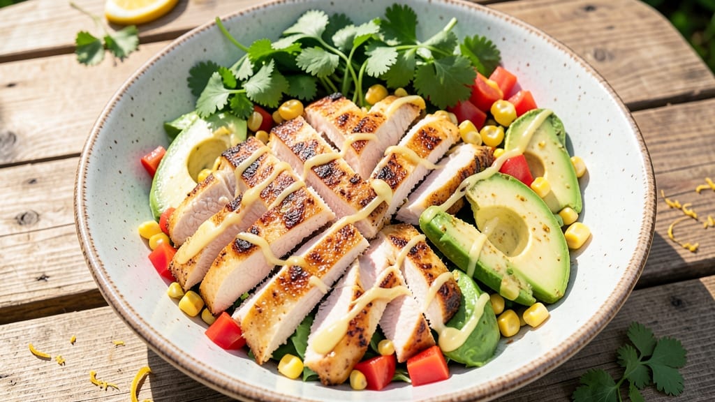 Avocado Corn Chicken Salad Recipe: Bright, Crunchy, Protein-Packed Lunch